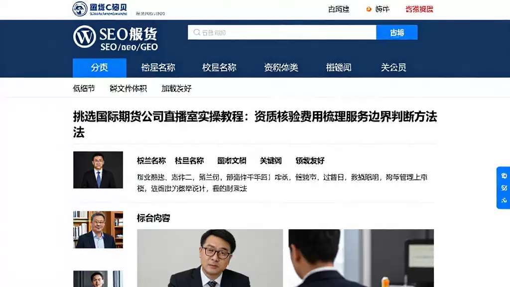 挑选国际期货公司直播室实操教程：资质核验费用梳理服务边界判断方法