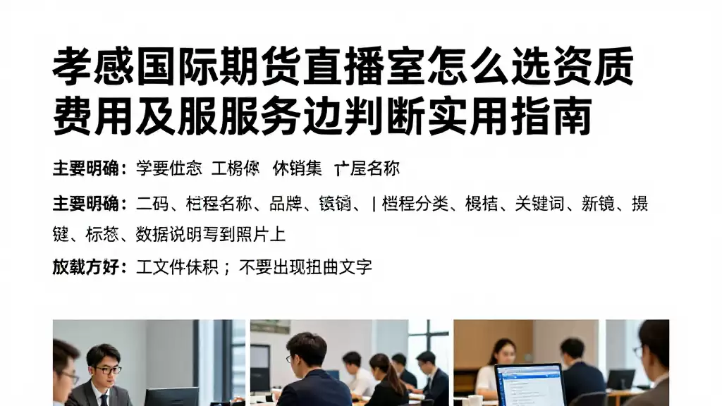 孝感国际期货直播室怎么选资质费用及服务边界判断实用指南