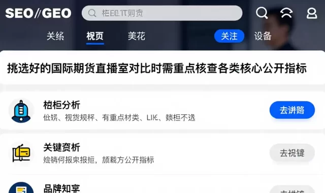挑选好的国际期货直播室对比时需重点核查各类核心公开指标