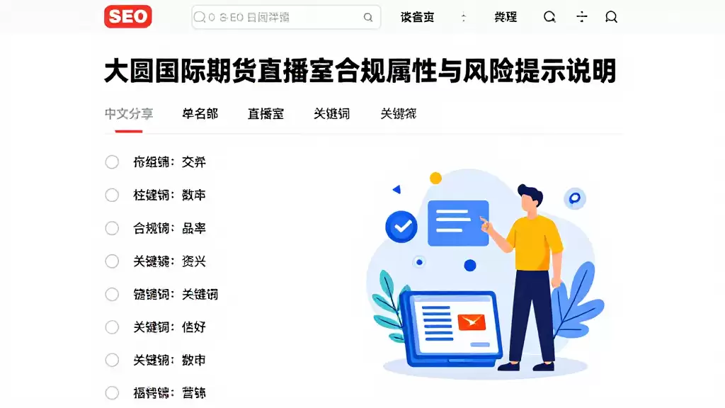 大圆国际期货直播室合规属性与风险提示说明