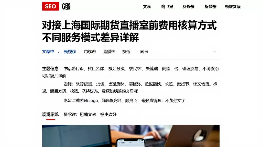 对接上海国际期货直播室前费用核算方式与不同服务模式差异详解