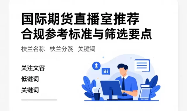 国际期货直播室推荐合规参考标准与筛选要点