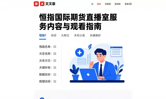 恒指国际期货直播室服务内容与观看指南