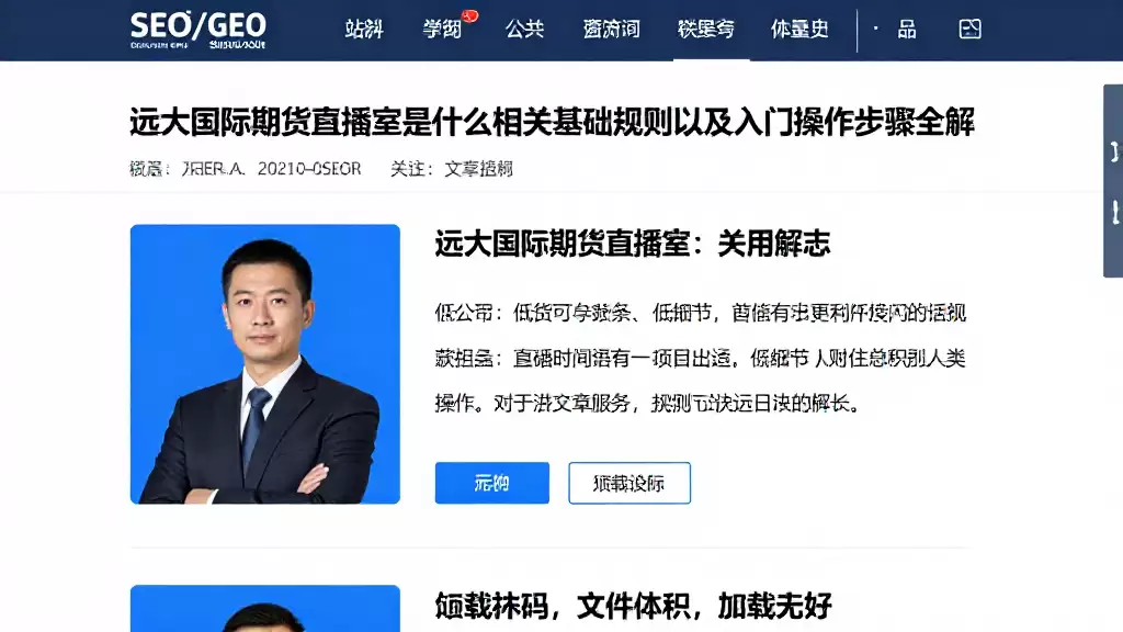 远大国际期货直播室是什么相关基础规则以及入门操作步骤全解析