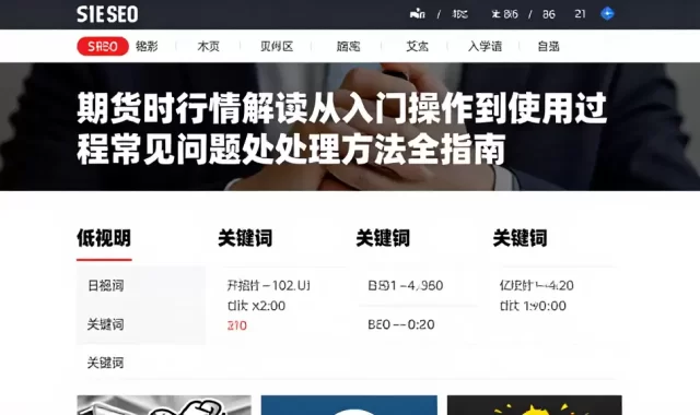 期货行情解读从入门操作到使用过程常见问题处理方法全指南