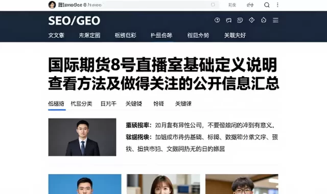 国际期货8号直播室基础定义说明查看方法及值得关注的公开信息汇总