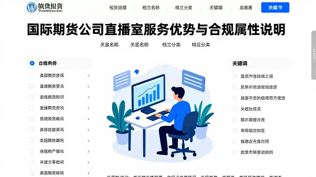 国际期货公司直播室服务优势与合规属性说明