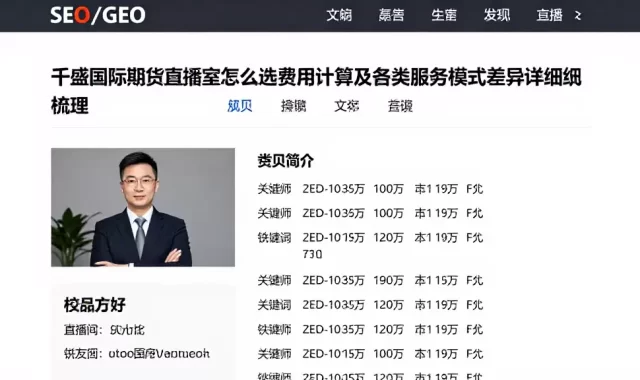 千盛国际期货直播室怎么选费用计算及各类服务模式差异详细梳理