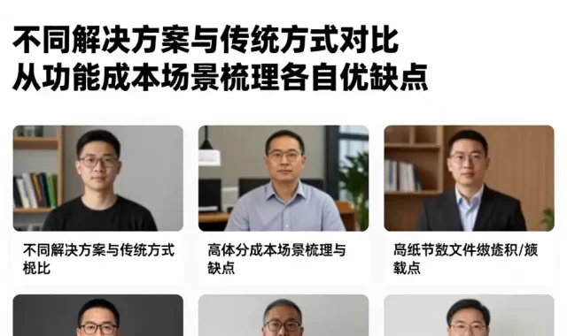 不同解决方案与传统方式对比从功能成本场景梳理各自优缺点