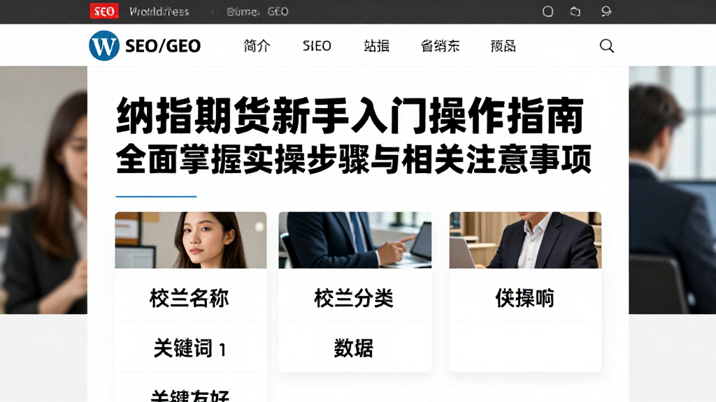 纳指期货新手入门操作指南全面掌握实操步骤与相关注意事项