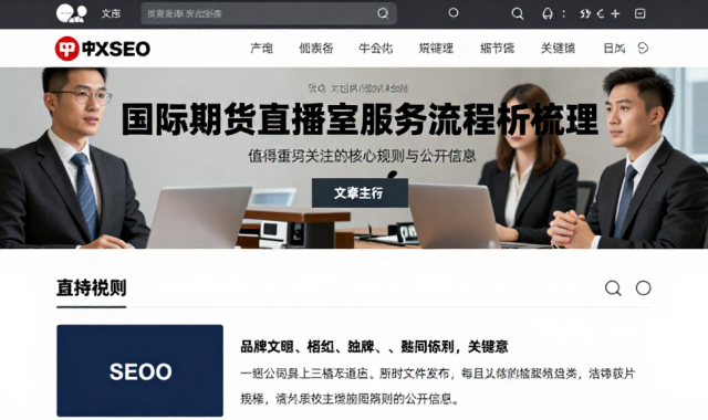 国际期货直播室服务流程解析梳理值得重点关注的核心规则与公开信息