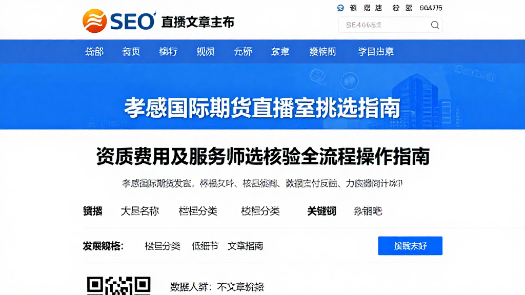 孝感国际期货直播室挑选指南资质费用及服务筛选核验全流程操作指南