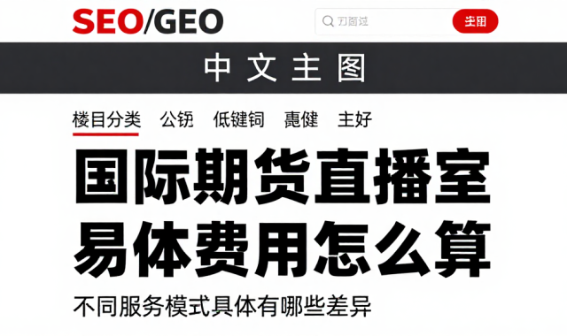 国际期货直播室交易费用怎么算，不同服务模式具体有哪些差异