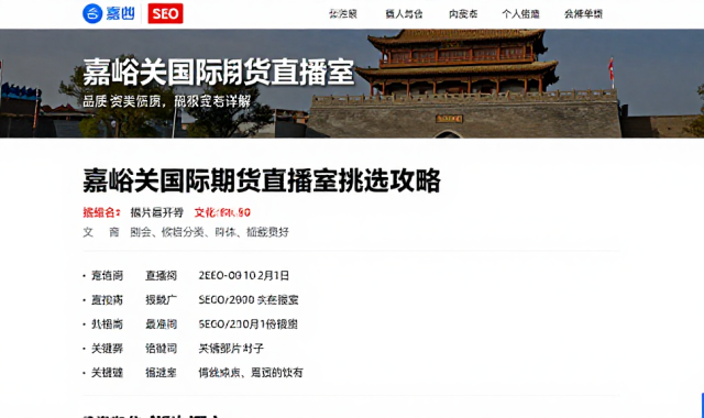 嘉峪关国际期货直播室挑选攻略资质费用与服费用核算与各类服务模式差异详解