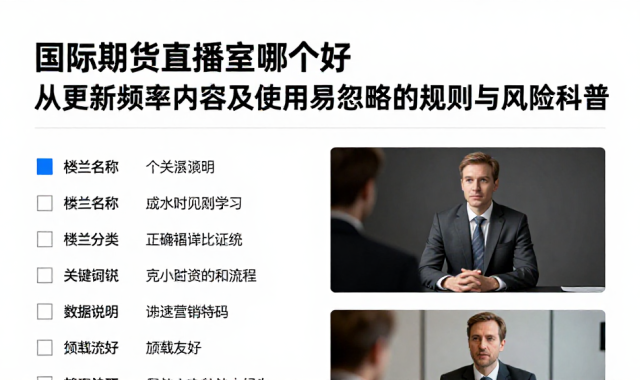 国际期货直播室哪个好从更新频率内容及使用易忽略的规则与风险科普