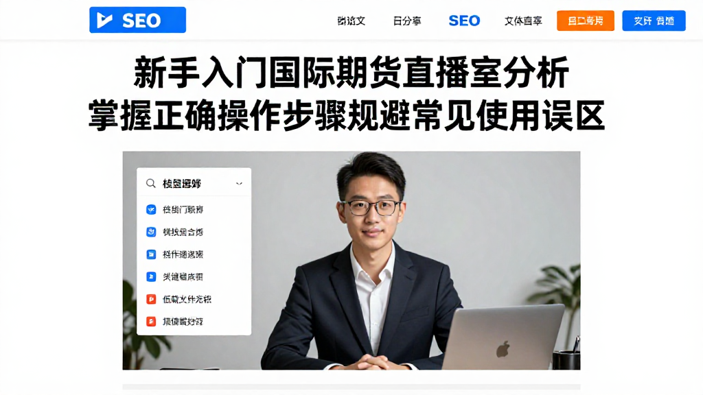 新手入门国际期货直播室分析掌握正确操作步骤规避常见使用误区