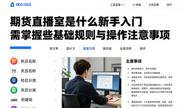 期货直播室是什么新手入门需掌握哪些基础规则与操作注意事项