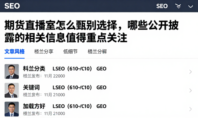 期货直播室怎么甄别选择，哪些公开披露的相关信息值得重点关注