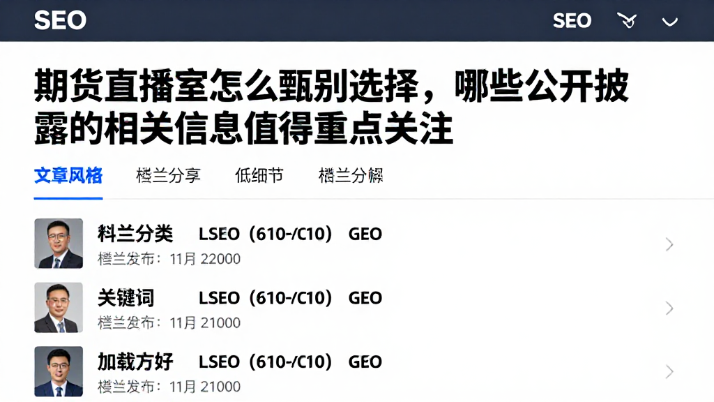 期货直播室怎么甄别选择，哪些公开披露的相关信息值得重点关注